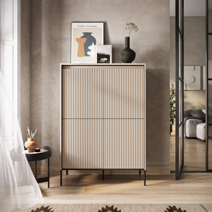 Taylor Highboard Cabinet - Beige