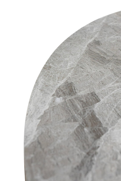 Tawse 1.1m Round Dining Table - Grey