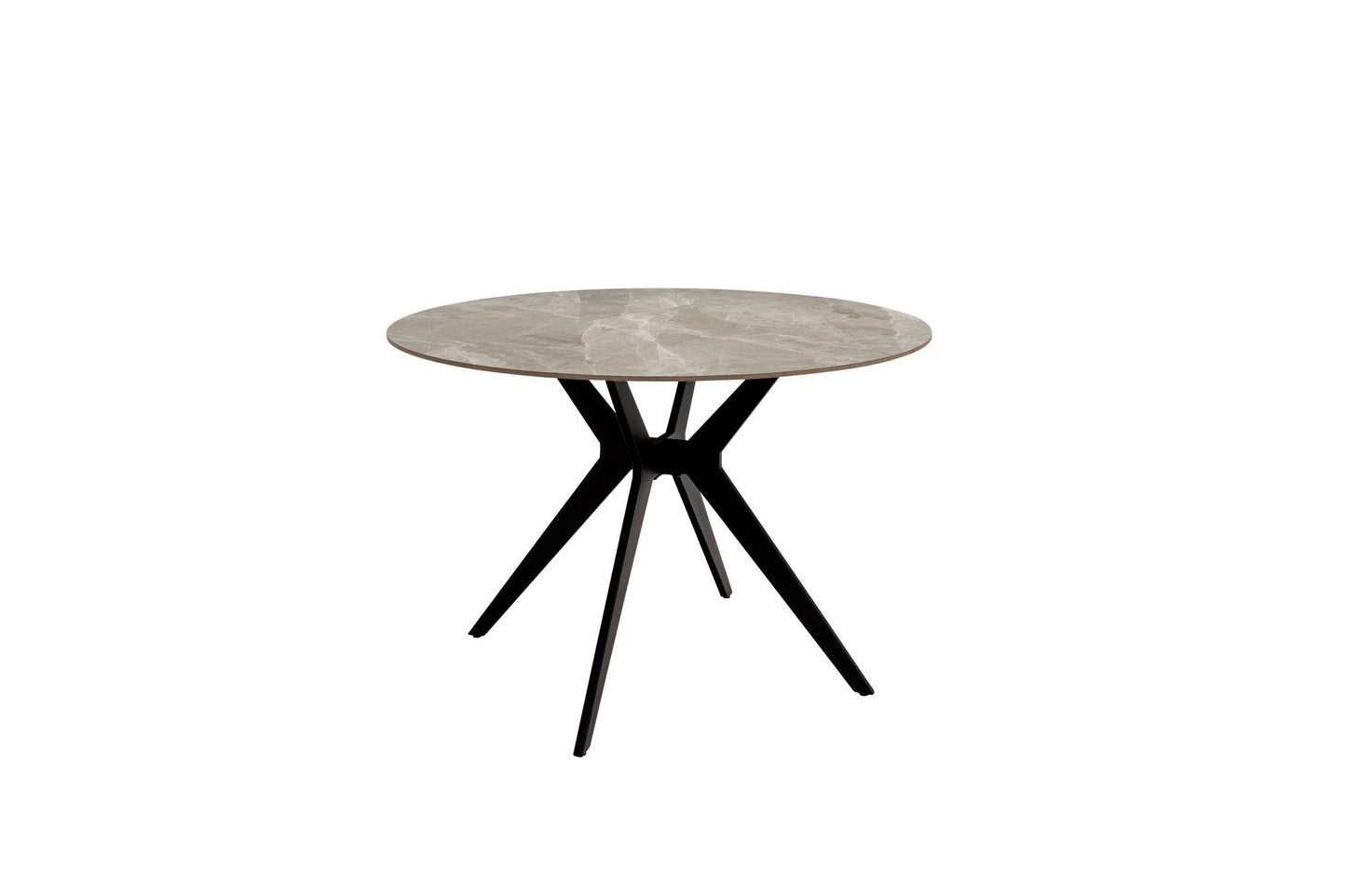 Tawse 1.1m Round Dining Table - Grey