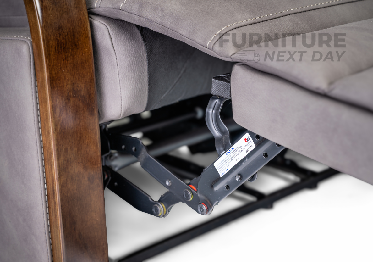 Tallaght 3+2 Fabric Manual Recliner - Grey