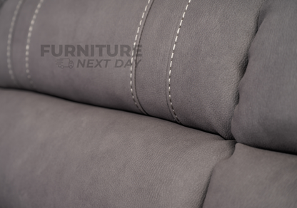 Tallaght 3+2 Fabric Manual Recliner - Grey