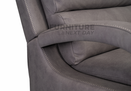 Tallaght 3+2 Fabric Manual Recliner - Grey