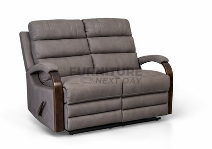 Tallaght 3+2 Fabric Manual Recliner - Grey