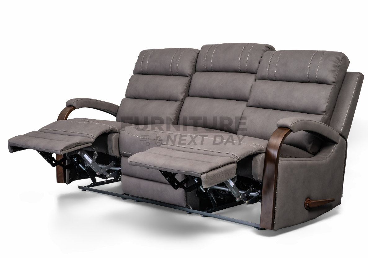 Tallaght 3+2 Fabric Manual Recliner - Grey