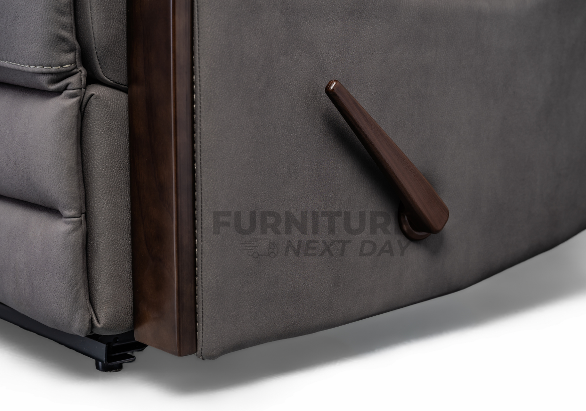 Tallaght 3+2 Fabric Manual Recliner - Grey