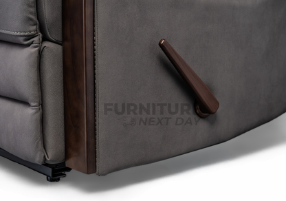 Tallaght 3+2 Fabric Manual Recliner - Grey