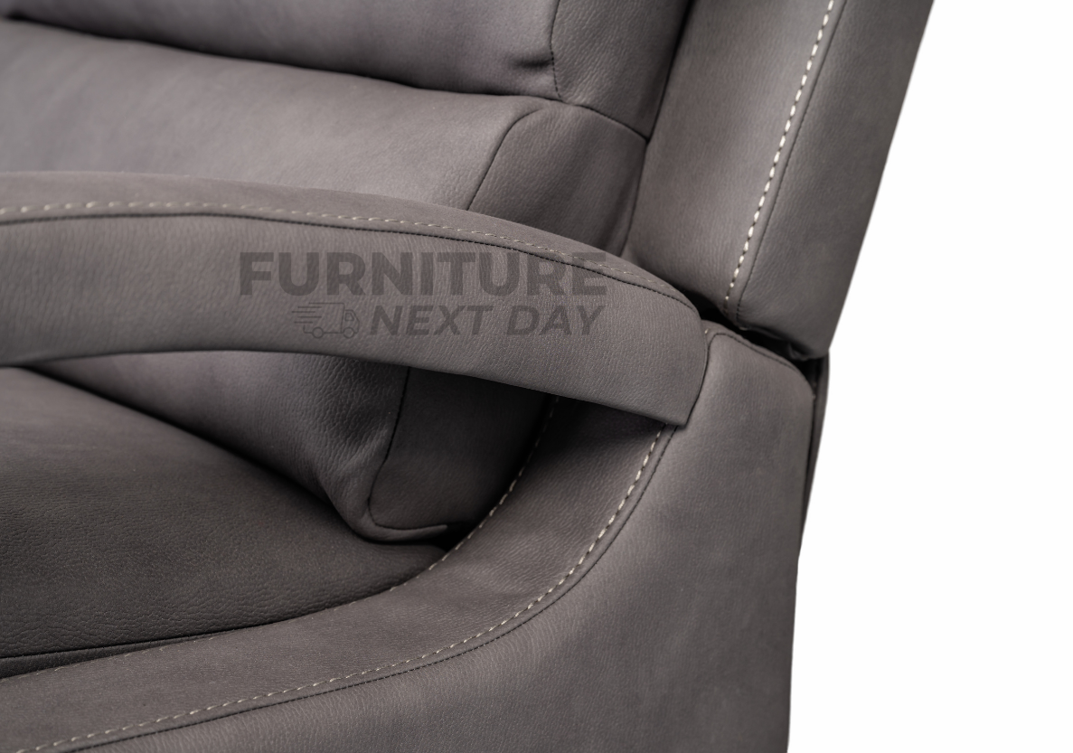 Tallaght 3+2 Fabric Manual Recliner - Grey