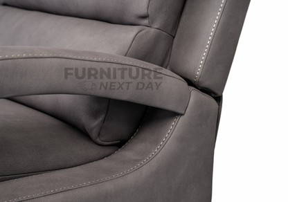 Tallaght 3+2 Fabric Manual Recliner - Grey