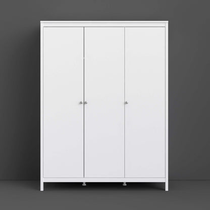 Madrid Wardrobe with 3 Doors - White