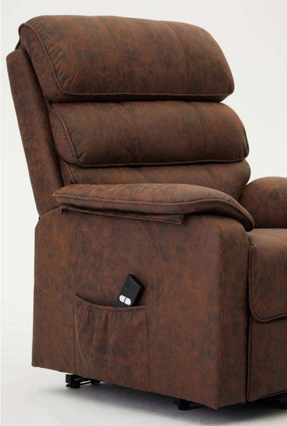 Meadow Electric Lift and Tilt Recliner - Brown