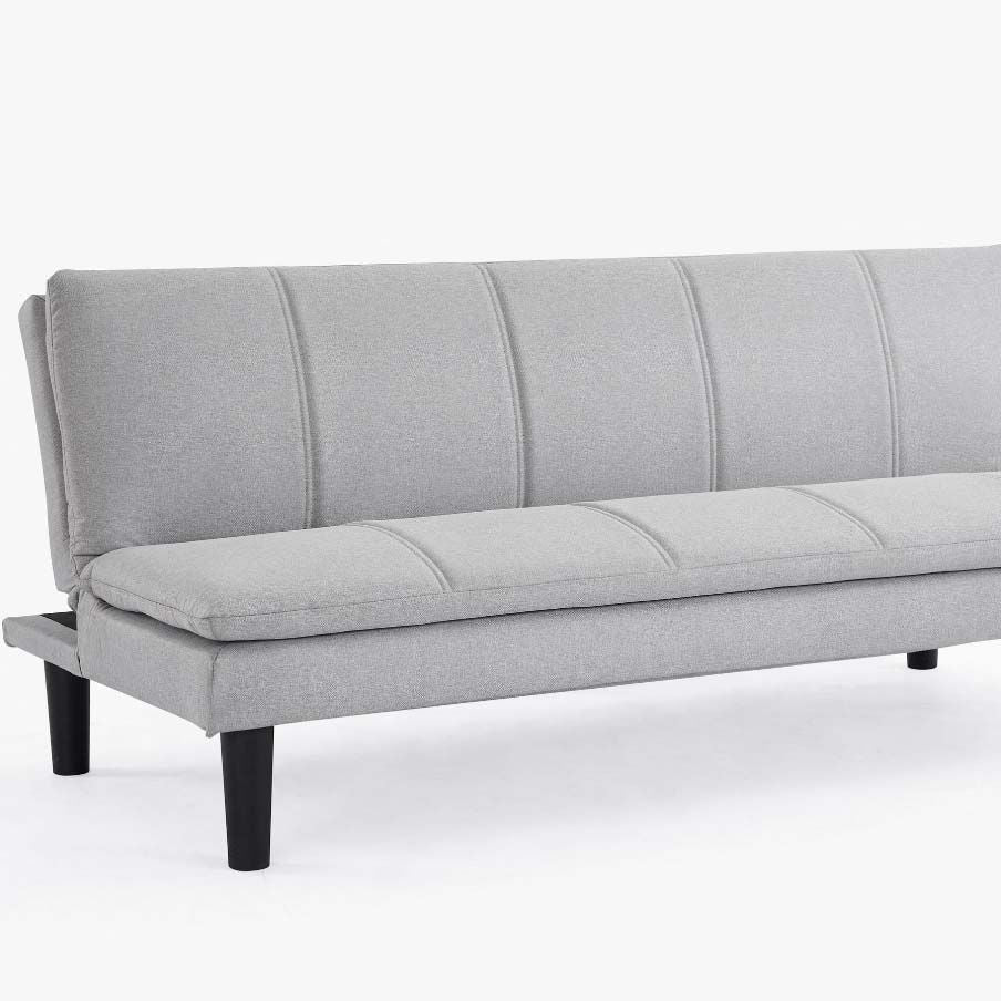 Adam 3 Seater Sofa Bed - Light Grey