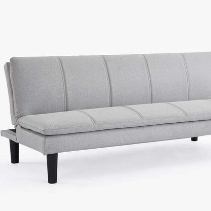 Adam 3 Seater Sofa Bed - Light Grey