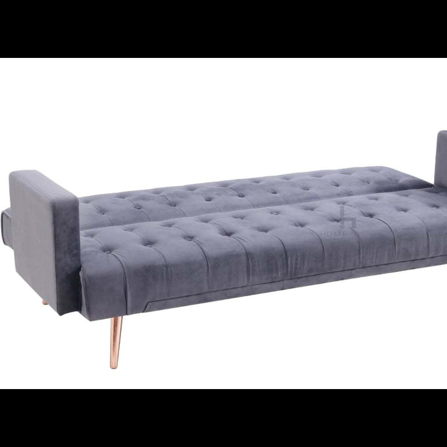 Salisbury 3 Seater Sofa Bed - Grey Velvet