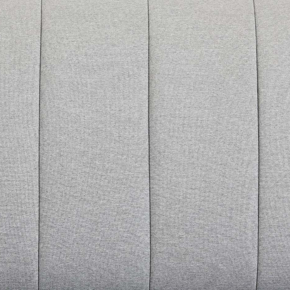 Ethan L Shape Fabric Sofa Bed - Light Grey
