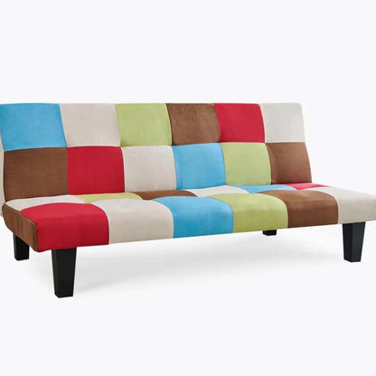 Georgia 3 Seater Fabric Sofa Bed - Multi Coloured