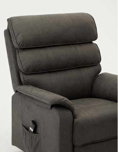 Meadow Electric Lift and Tilt Recliner - Dark Grey