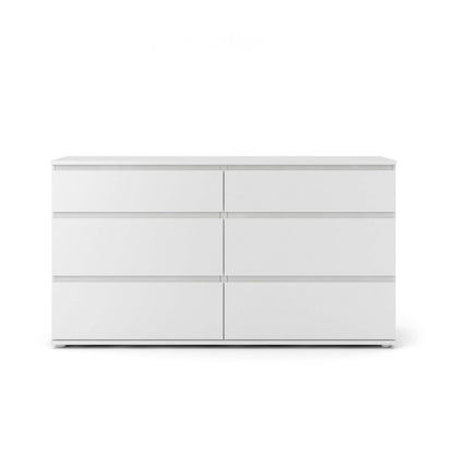 Nova Chest of 6 Drawers- White