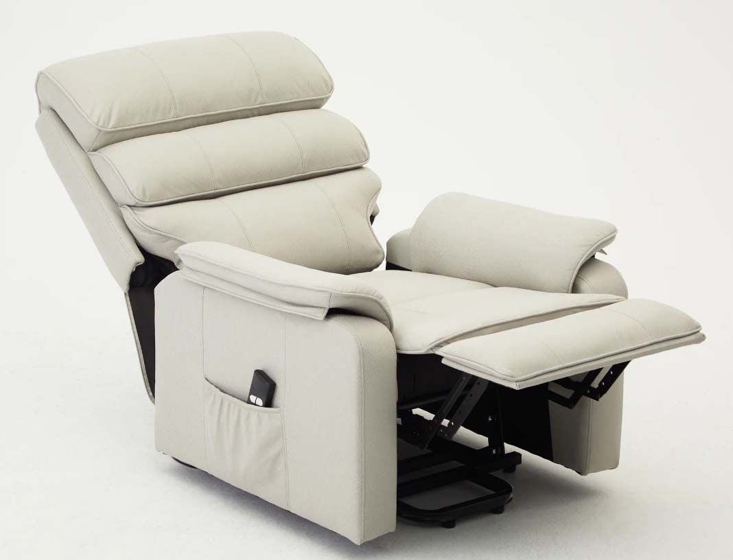 Meadow Electric Lift and Tilt Recliner - Light Grey