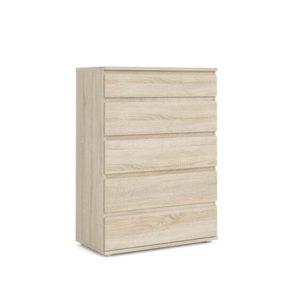 Nova Chest of 5 Drawers - Oak