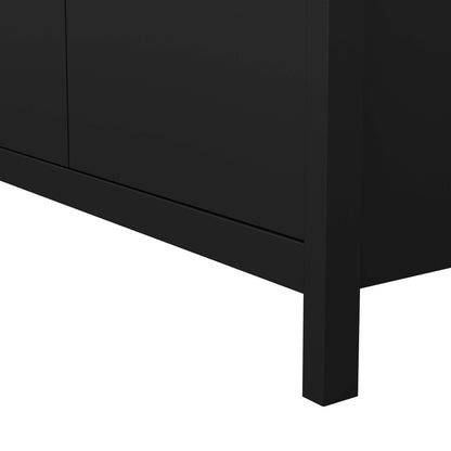 Madrid 2 Door Wardrobe - Black