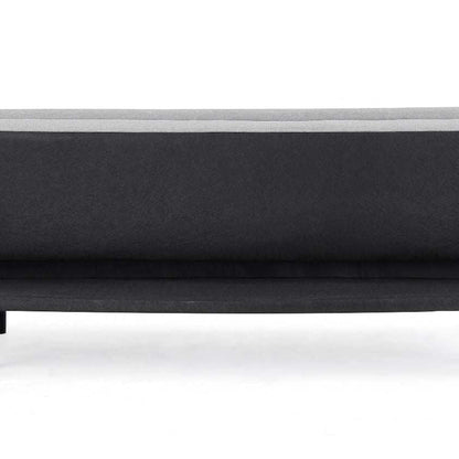 Adam 3 Seater Sofa Bed - Light Grey Woven Fabric