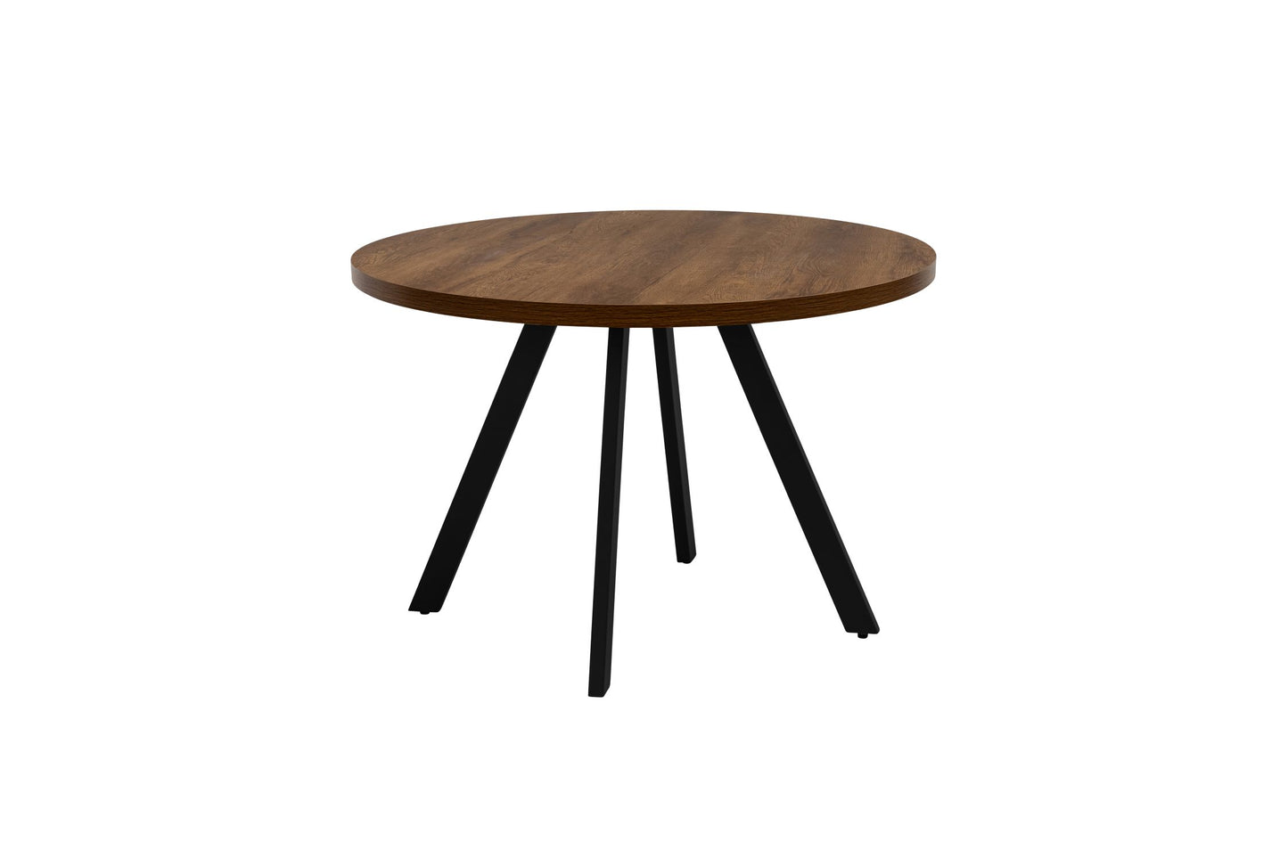 Pegasus Bay 1.07m Round Dining Table - Dark Oak