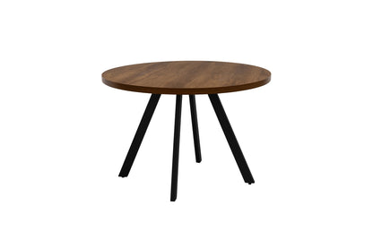 Pegasus Bay 1.07m Round Dining Table - Dark Oak