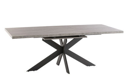 Roubine 1.6m Extending Dining Table - Light Grey