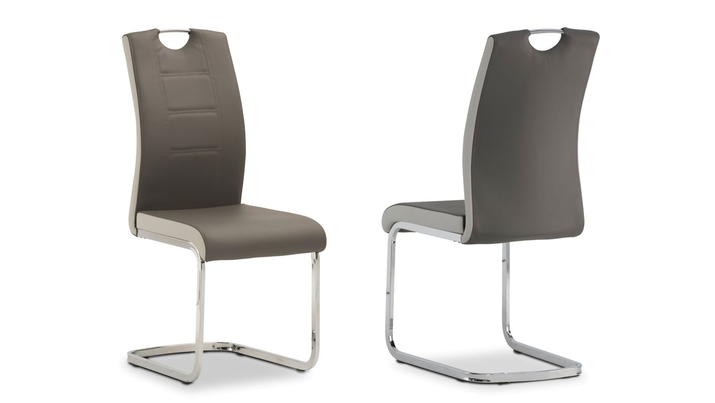 Vallisto Dining Chair Set of 2 - Grey